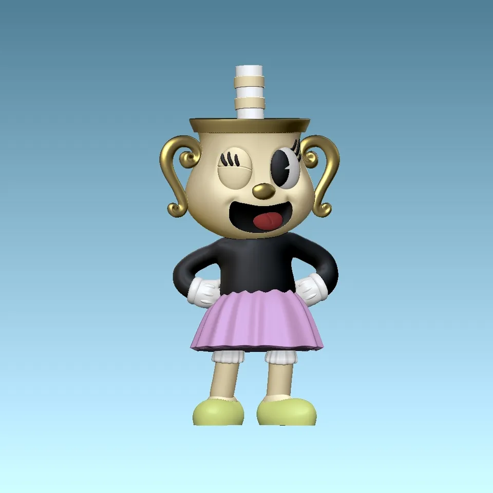Ms Chalice (cuphead) by Darius_sh, Download free STL model